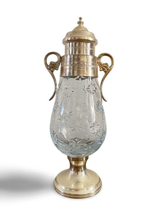 Karaf - Kristal - Hoogte 31 cm, Antiek en Kunst, Antiek | Overige Antiek