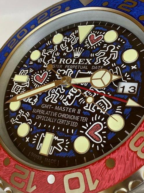 MVR - Rolex x Keith Haring Wall Clock, Antiek en Kunst, Kunst | Schilderijen | Modern
