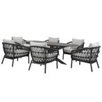 Arezzo San Francisco low dining tuinset 240x100xH69 cm 7, Ophalen of Verzenden, Nieuw