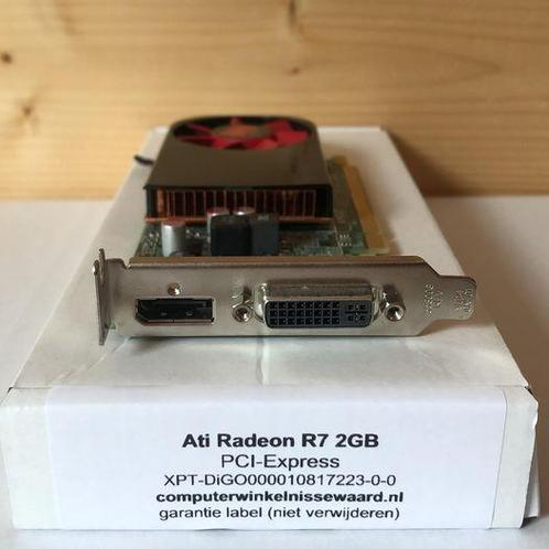 Magazijn opruiming AMD Radeon R7 2GB PCI-E Videokaart dvi-d, Computers en Software, Overige Computers en Software, Nieuw, Ophalen of Verzenden