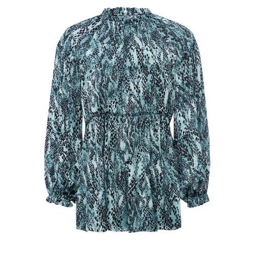 Marc Aurel • blouse met reptielen print • 36, Kleding | Dames, Tops, Groen, Nieuw, Maat 36 (S), Verzenden