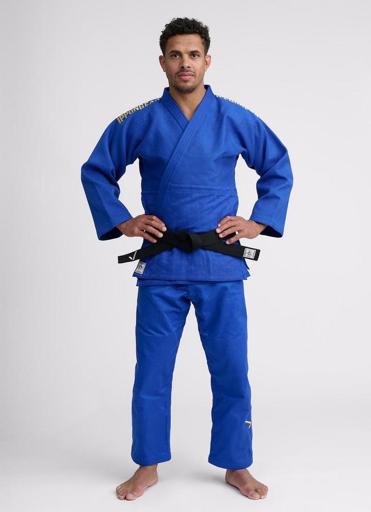IpponGear Legend 2 Blauw Regular (Maat: 145), Sport en Fitness, Vechtsporten en Zelfverdediging, Vechtsportpak, Nieuw, Judo, Verzenden