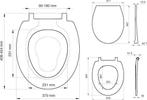 Tiger Tulsa WC bril U-vorm - Toiletbril met deksel - Soft, Ophalen of Verzenden, Zo goed als nieuw