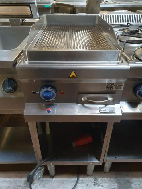 Occasion geribbelde bakplaat, Zakelijke goederen, Horeca | Keukenapparatuur, Gebruikt, Ovens, Magnetrons en Steamers, Ophalen