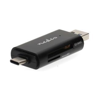 SD kaartlezer USB | Nedis, Computers en Software, Geheugenkaartlezers, Nieuw, Verzenden