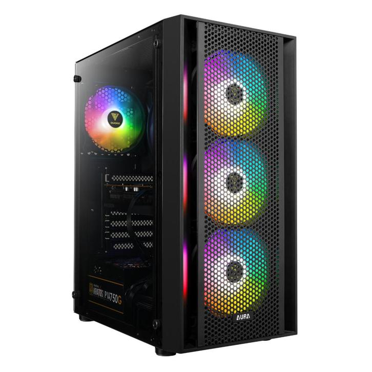AMD Ryzen 5 5500 6-Core RGB Game Computer / Gaming PC - G..., Computers en Software, Desktop Pc's, Nieuw, Ophalen of Verzenden