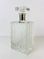 Karaf - Kristal karaf met 925 zilver cognacfles - Kristal,