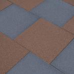 vidaXL Valtegels 12 st 50x50x3 cm rubber grijs, Verzenden, Nieuw