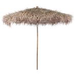 vidaXL Parasol van bamboe met dak van bananenbladeren 210 cm, Tuin en Terras, Parasols, Verzenden, Nieuw