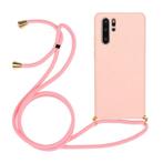 Huawei P30 Pro Crossbody TPU Hoesje met Koord Roze, Ophalen of Verzenden, Nieuw