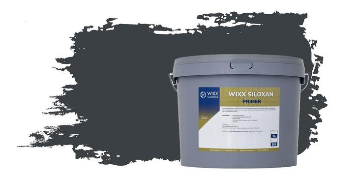 Wixx Siloxan Buitenprimer RAL 7016 | Antracietgrijs 5L, Doe-het-zelf en Verbouw, Verf, Beits en Lak, Verf, Grijs, Nieuw, Minder dan 5 liter