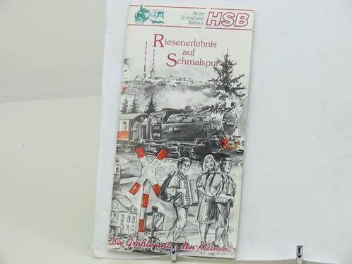 HSB Harzer Schmalspur Bahnen info blad (Boeken en CDDVD), Verzamelen, Spoorwegen en Tramwegen, Overige typen, Zo goed als nieuw