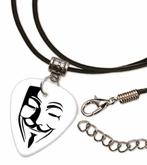 Anonymous masker plectrum ketting, Nieuw, Ophalen of Verzenden