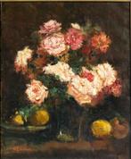 Alfred T. Bastien (1873-1955) - Fleurs au vase, Antiek en Kunst, Kunst | Schilderijen | Klassiek