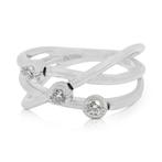 Ring Platina - 0.20ct. tw. Diamant (Natuurlijk), Sieraden, Tassen en Uiterlijk, Ringen, Nieuw