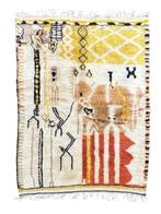 Abstract patroon Marokkaanse Berber wollen tapijt -, Huis en Inrichting, Stoffering | Tapijten en Kleden, Nieuw