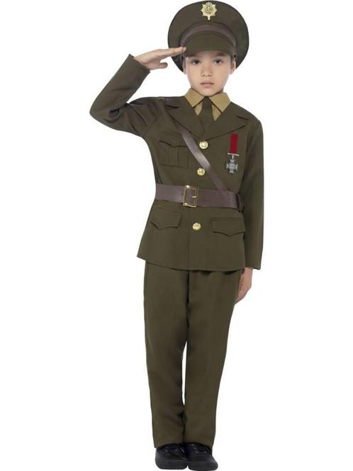 Leger Officier kostuum kind, Kleding | Heren, Carnavalskleding en Feestkleding, Nieuw, Ophalen of Verzenden
