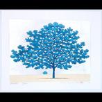 Original woodblock print BLUE TREE - 2008 -  340/500 -