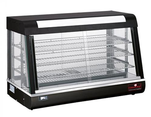 Warmhoudvitrine | RVS | Zwart | 90x48x(h)60,5 cm CaterChef, Zakelijke goederen, Horeca | Keukenapparatuur, Verzenden