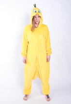 Onesie Tweety Pak Kind 128-134 Kanarie Vogel Kostuum Jumpsui, Nieuw, 134 t/m 140, Ophalen of Verzenden