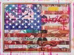 Dillon Boy (1979) - American Flag Painting Original Pop Art