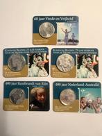Nederland. 5 Euro / 10 Euro 2005/2006 (5 coincards) (Zonder