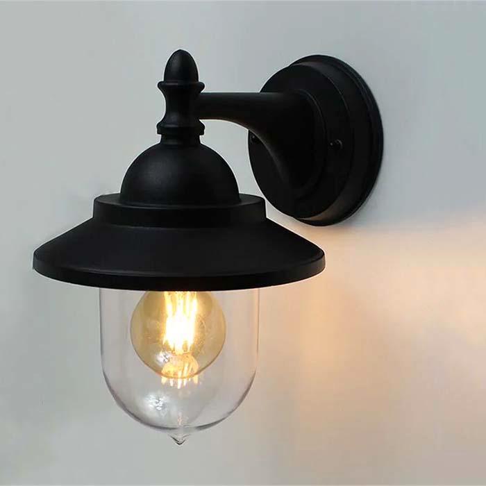 Buitenlamp Digne + E27 LED dag-nacht sensorlamp | 4.2 watt |, Tuin en Terras, Buitenverlichting, Wandlamp, Nieuw, Minder dan 50 watt