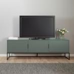 *WOONWINKEL* Tenzo Lipp Tv-meubel Met 3 Deuren Groen, Huis en Inrichting, Kasten | Televisiemeubels, Nieuw, Verzenden