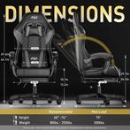 Ergonomische Bureaustoel -  Office Chair - Gamestoel - Volwa, Verzenden, Zo goed als nieuw