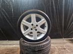 Volkswagen 4×100 velgen met zomerbanden, Ophalen, Gebruikt, 15 inch, Banden en Velgen
