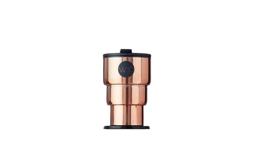 W10 Portobello RVS opvouwbare thermosbeker (400 ml) koper, Zakelijke goederen, Horeca | Keukenapparatuur, Verzenden