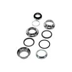 Amigo Balhoofd set fiets - staal - chroom - universeel -..., Fietsen en Brommers, Fietsonderdelen, Ophalen of Verzenden, Nieuw