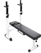 Inklapbare halterbank / bankdrukbank - Max. 200 kg, Sport en Fitness, Ophalen of Verzenden, Nieuw, Borst, Fitnessbank