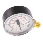 0..2.5 Bar Manometer Onderaansluiting Kunststof/Messing 63, Verzenden, Nieuw