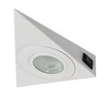 Driehoekspot wit met schakelaar G4 - 12 Volt, Huis en Inrichting, Lampen | Spots, Verzenden, Nieuw, Trendy verlichting