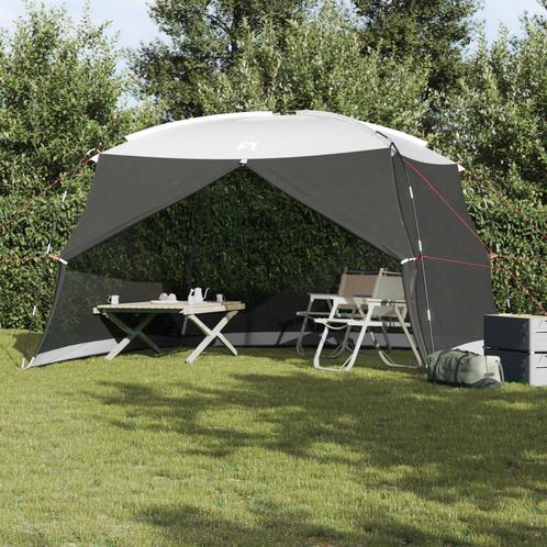 vidaXL Muggentent 6-persoons met deur waterdicht grijs, Caravans en Kamperen, Tenten, Nieuw, Verzenden