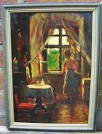 Evert Jan Ligtelijn (1893-1975) - Jonge vrouw aan het