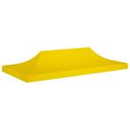 vidaXL Partytentdak 270 g/m² 6x3 m geel, Tuin en Terras, Verzenden, Nieuw, Partytent