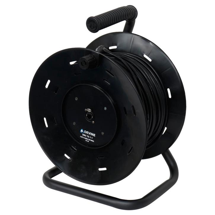 Devine SNU-75-1-1 CAT5 kabel met haspel 75 m, Computers en Software, Pc- en Netwerkkabels, Verzenden