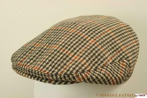flatcap Platte pet Hawkins tweed oranje-groen  56 t/m 60, Kleding | Heren, Hoeden en Petten, Pet, Nieuw, Ophalen of Verzenden