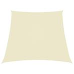 Zonnezeil Trapezium Creme | Tweedekansje | Tuinzomer!, Ophalen of Verzenden, Nieuw