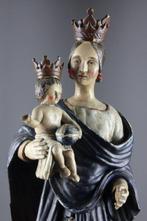Beeldje, Maria met Kind - 45 cm - Gips, Hout, Keramiek