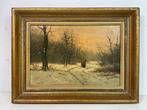 Hollandse School (XX) naar Louis Apol - Winterlandschap, Antiek en Kunst