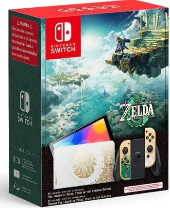 Nintendo Switch OLED Console Starter Pack - Zelda Edition, Spelcomputers en Games, Spelcomputers | Overige, Zo goed als nieuw