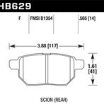 Hawk 08-15 Scion xB HPS 5.0 Rear Brake Pads - HB629B.565, Ophalen of Verzenden, Nieuw