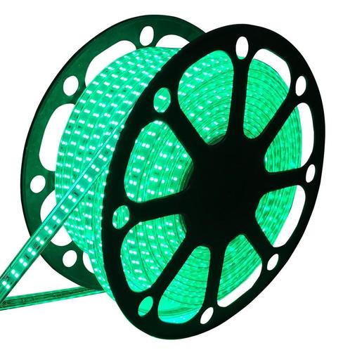 LED lichtslang groen | 230V AC - 7W - 60 LED's/m | sproeidic, Huis en Inrichting, Lampen | Overige, Nieuw, Verzenden