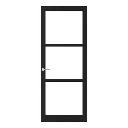 Weekamp binnendeur WK6356 88x201,5 (Opdek rechtsdraaiend), Doe-het-zelf en Verbouw, Deuren en Horren, Nieuw, Glas, Hout, Binnendeur