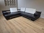 Rolf Benz Dono - Hoekbank - Zwart - Leder - Topstaat -Design, 250 tot 300 cm, Ophalen of Verzenden, 150 cm of meer, Rolf Benz dono hoekbank, designklassieker, leolux, jori, B&B