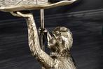 Side table WILDLIFE MONKEY 55cm antique goud - 44835, Huis en Inrichting, Tafels | Sidetables, Ophalen of Verzenden, Nieuw