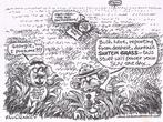 Pentekening Amerika - Vingergras (lijst optie, Tekeningen), Verzenden